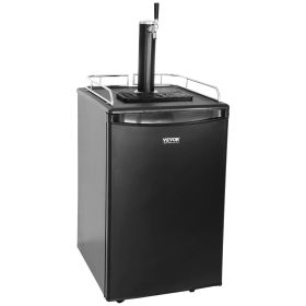 VEVOR Beer Kegerator, Single Tap Draft Beer Dispenser, Full Size Keg Refrigerator with Shelves, CO2 Cylinder, Drip Tray & Rail VEVOR Beer Kegerator, Single Tap Draft Beer Dispenser, Full Size Keg Refrigerator with Shelves, CO2 Cylinder, Drip Tray & Rail